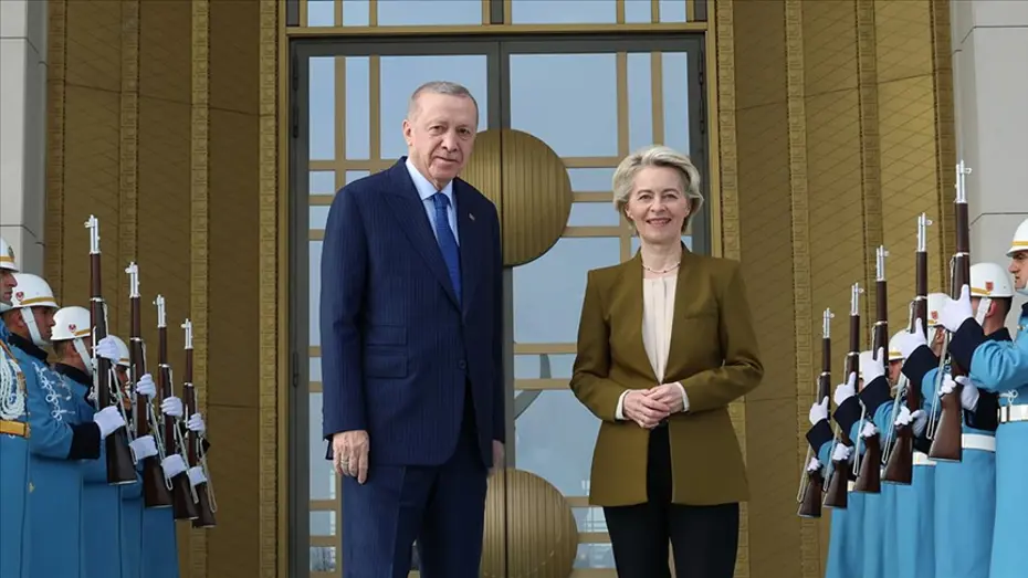 Cumhurbaşkanı Erdoğan, Ursula von der Leyen ile görüştü
