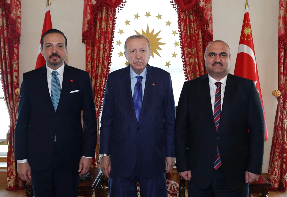 Cumhurbaşkanı Erdoğan, Kerkük Valisi ve Irak Türkmen Cephesi Başkanı Mehmet Seman Ağa’yı kabul etti