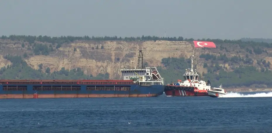 Çanakkale Boğazı’nda gemi arızası