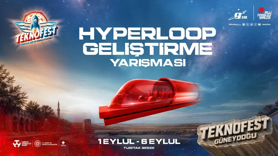 TEKNOFEST’te Hyperloop yarışının final heyecanı başladı